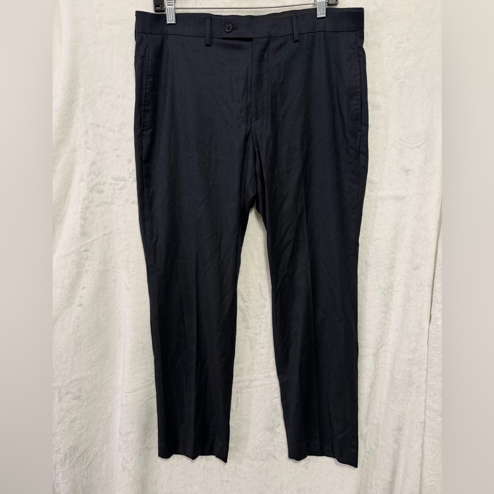 Lauren Ralph Lauren Mens 34 x 30 Suit Dress Pants Flexible Stretch Navy Blue